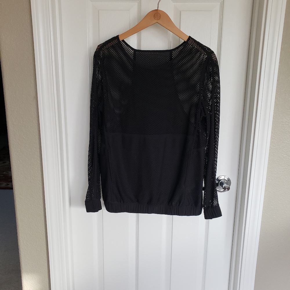 Lululemon Mesh long sleeve top